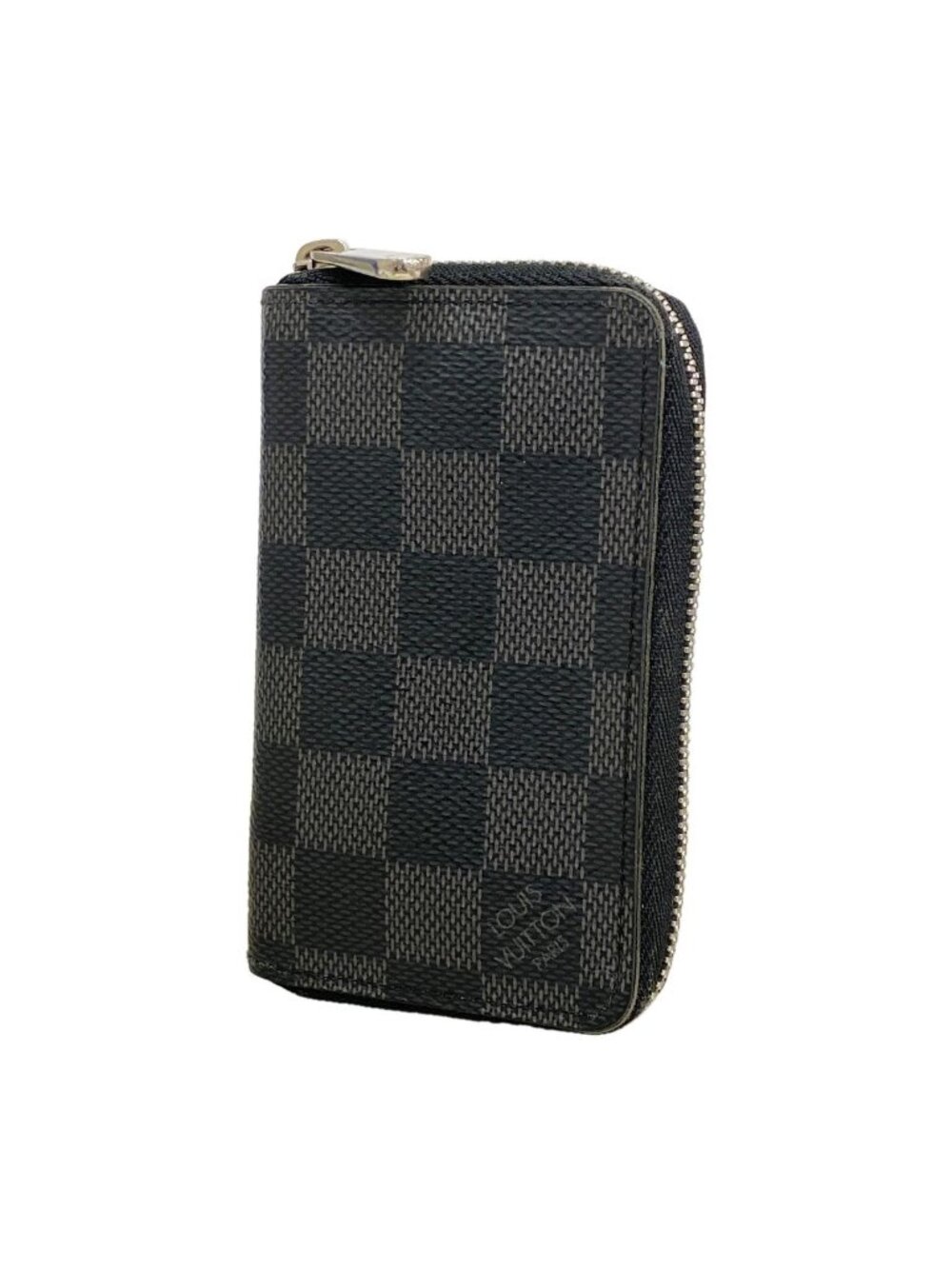Louis Vuitton Coin Purse Damier Graphite Zippy Black Gray